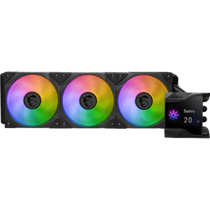 MSI MPG CORELIQUID ARGB D360 360MM CPU LIQUID COOLER BLACK WITH LCD DISPLAY